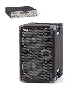 1000 Watt 2x10 Powered Bass Cabinet with Stereo Valve Bass Pre-amp. Now you can have a 1000 Watt compact, portable High End, High Powered, Full Range Bass Cabinet.