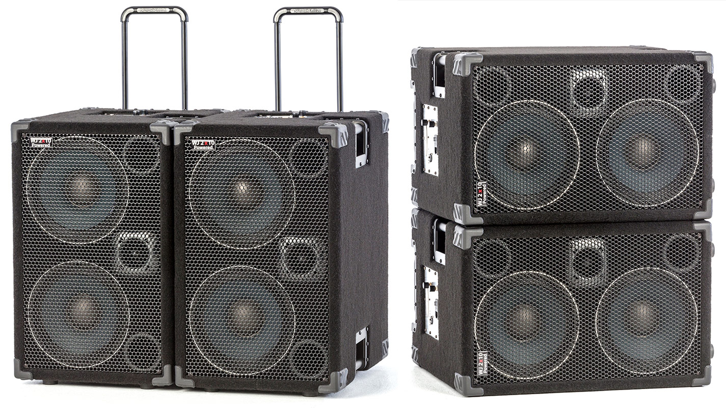 Wayne Jones Audio 1000 Watt 2x10 Powered Bass Cabinets Wayne