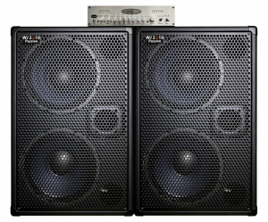 WJ 700 Watt Passive 2x10 Bass Cabinets  - 8 Ohms, Compact, Hi End, Crystal Clear, Full Range 2×10 Bass Cabinet (40 Hz – 20 KHz), WJBA2 WJBA2 1000 Watt Stereo Power Amplifier