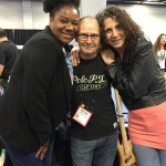  Adrienne C. Moore, Wayne Jones and Marie Gabrielle at NAMM 2016.