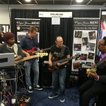 Andre Berry, Wayne Jones and Nate Phillips. NAMM 2016 Wayne Jones AUDIO booth.