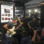 Chris Bekker and Simon Hosford - Wayne Jones AUDIO stand, Melbourne Guitar Show 2016