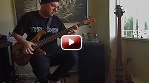 Drew Dedman Jazz Bass Improvised Solo, Brock custom basses