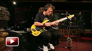 Drew Dedman - studio performance using the 2000 Watt Bass Guitar Rig