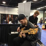 Fodera Monach 5 Deluxe bass guitar through a Wayne Jones Audio rig @ NAMM 2016