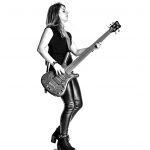 Jess Riley, bass player for Australian powerhouse rock trio, Tequila Mockingbyrd