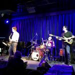 Jimmy Haslip performing with Jeff Lorber’s Fusion at Birds Basement jazz club in Melbourne