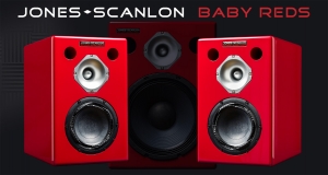 Jones-Scanlon Baby Reds studio monitors - recording engineering, audio and film post production, sound track mastering, audio mixing, sound mixing, recording studio gear.