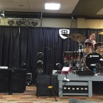Wayne Jones AUDIO bass guitar speaker rig on main stage at Nashville Music Gear Expo 2015