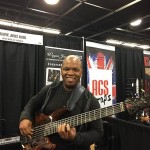 Bass player & Wayne Jones Audio endorsee Mark Peterson @ NAMM 2016