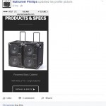 Nathaniel Phillips, bass player & Wayne Jones AUDIO endorsee, powered bass speaker cabinets