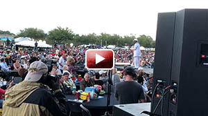 Nick Colionne at Seabreeze Jazz Festival 2018, GBody on bass