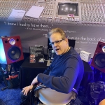 Nick Thorpe, president of Westwind Music Group, dropped by our NAMM booth to be captivated by the Wayne Jones Audio Studio Monitors