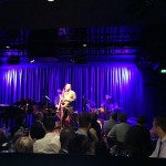 Ravi Coltrane at the opening of Bird's Basement jazz club in Melbourne. Bassist Dezron Douglas is using the in house WJ 1000 Watt powered stereo system for his upright.