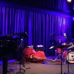 Ravi Coltrane at the opening of Bird's Basement jazz club in Melbourne. Bassist Dezron Douglas is using the in house WJ 1000 Watt powered stereo system for his upright.