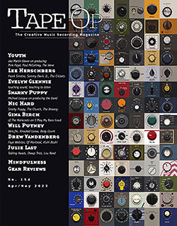 Tape Op Magazine Edition 154 - review of Wayne Jones Audio Studio Monitors