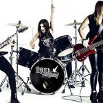 Australian powerhouse rock trio, Tequila Mockingbyrd with Wayne Jones AUDIO endorsee Jess Riley