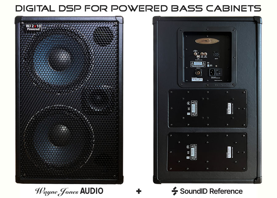 Wayne Jones Audio 2023 bass cabinets now feature DSP input and crossover
