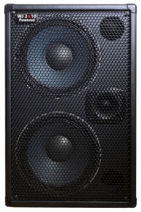 1000 Watt 2x10 Powered Bass Cabinet The WJ 2x10 Now you can have a 1000 Watt compact, portable High End, High Powered, Full Range Bass Cabinet that only requires a pre-amp, your bass & yourself. Or spoil yourself with 2 cabinets & have 2000 watts in 4x10’s. Bass cabinets for bass players