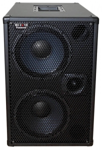 Wayne Jones Audio - 1000 Watt 2x10 Powered Bass Cabinet - bass guitar speakers