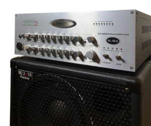 WJBA 2800 Watt Bass Guitar Amplifier with built in Twin Channel Bass Pre-Amp, featuring the option of phantom power on the second channel. 2800 Watts into 4 or 8 Ohms.