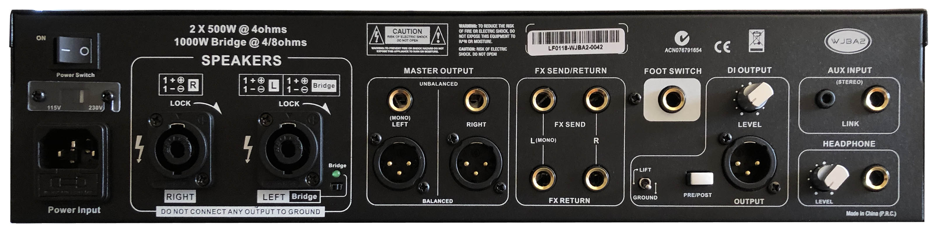 bass speaker amplifier