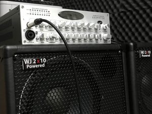 WJBPII TWIN CHANNEL BASS PRE-AMP, featuring the option of phantom power on the second channel.
