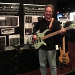 Brian Bromberg enjoying playing through a Wayne Jones AUDIO bass guitar speaker rig @ Bass Player LIVE! 2015 - SIR Studios in Los Angeles