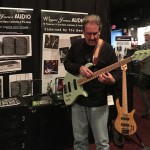 Brian Bromberg enjoying playing through a Wayne Jones AUDIO bass guitar speaker rig @ Bass Player LIVE! 2015 - SIR Studios in Los Angeles