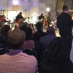 Sekou Bunch playing through a Wayne Jones Audio bass guitar speaker rig for a TV show