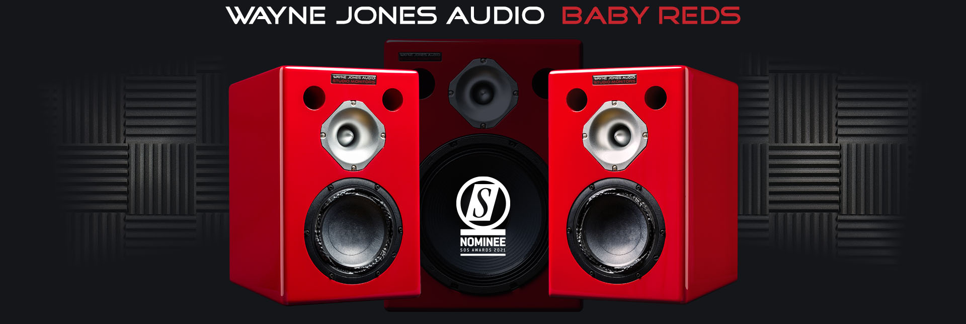 Wayne Jones Audio Studio Monitors - recording engineering, audio and film post production, sound track mastering, audio mixing, sound mixing, recording studio gear.