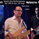 Wayne Jones AUDIO stand, Melbourne Guitar Show 2016