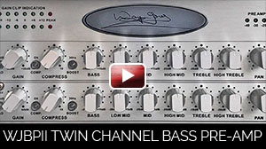 André Berry presents the WJBPII Twin Channel Bass Guitar Pre-Amp