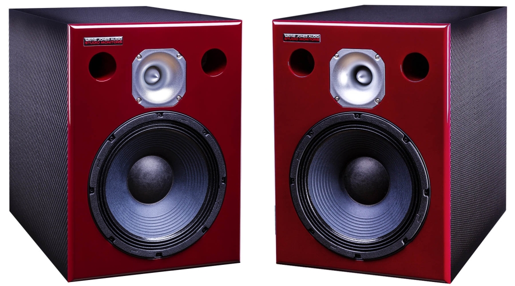 Wayne Jones Audio carbon fiber recording studio monitors (pair) - 650 watt each