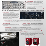 September 2017 Bass Player Magazine advertisement for Wayne Jones AUDIO WJBPII Twin Channel Bass Guitar Pre-Amp. 2 Independent channels that also can be used together. Stereo/Mono Inputs. Phantom power option. 6 band EQ plus 30hZ boost