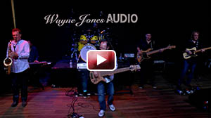 Wayne Jones and band live performance with the new twin DI WJBA 2k Bass Head & Passive Cabinets