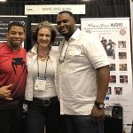 David Dyson, Ashling "Biscuit" Cole, Garrett Body at NAMM 2017