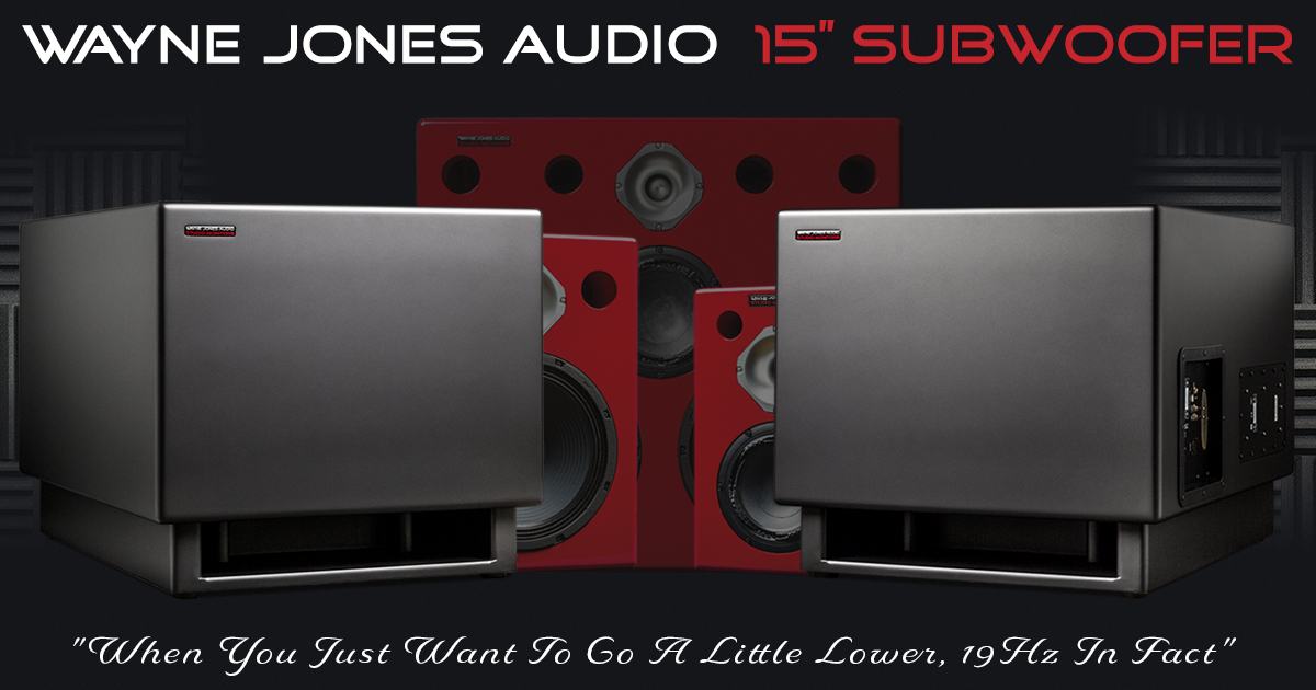 Wayne Jones Audio Studio Monitors 15