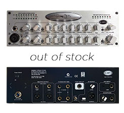 Wayne Jones AUDIO WJBPII Twin Channel Bass Guitar Pre-Amp. 2 Independent channels that also can be used together. Stereo/Mono Inputs. Phantom power option. 6 band EQ plus 30hZ boost