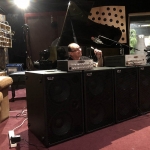 Wayne Jones setting up for product demonstration at Sing Sing Recording Studio